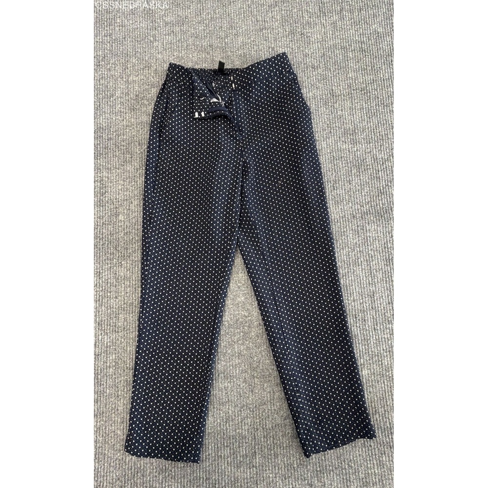 J.CREW Black White Polka Dot Pants - Size 2